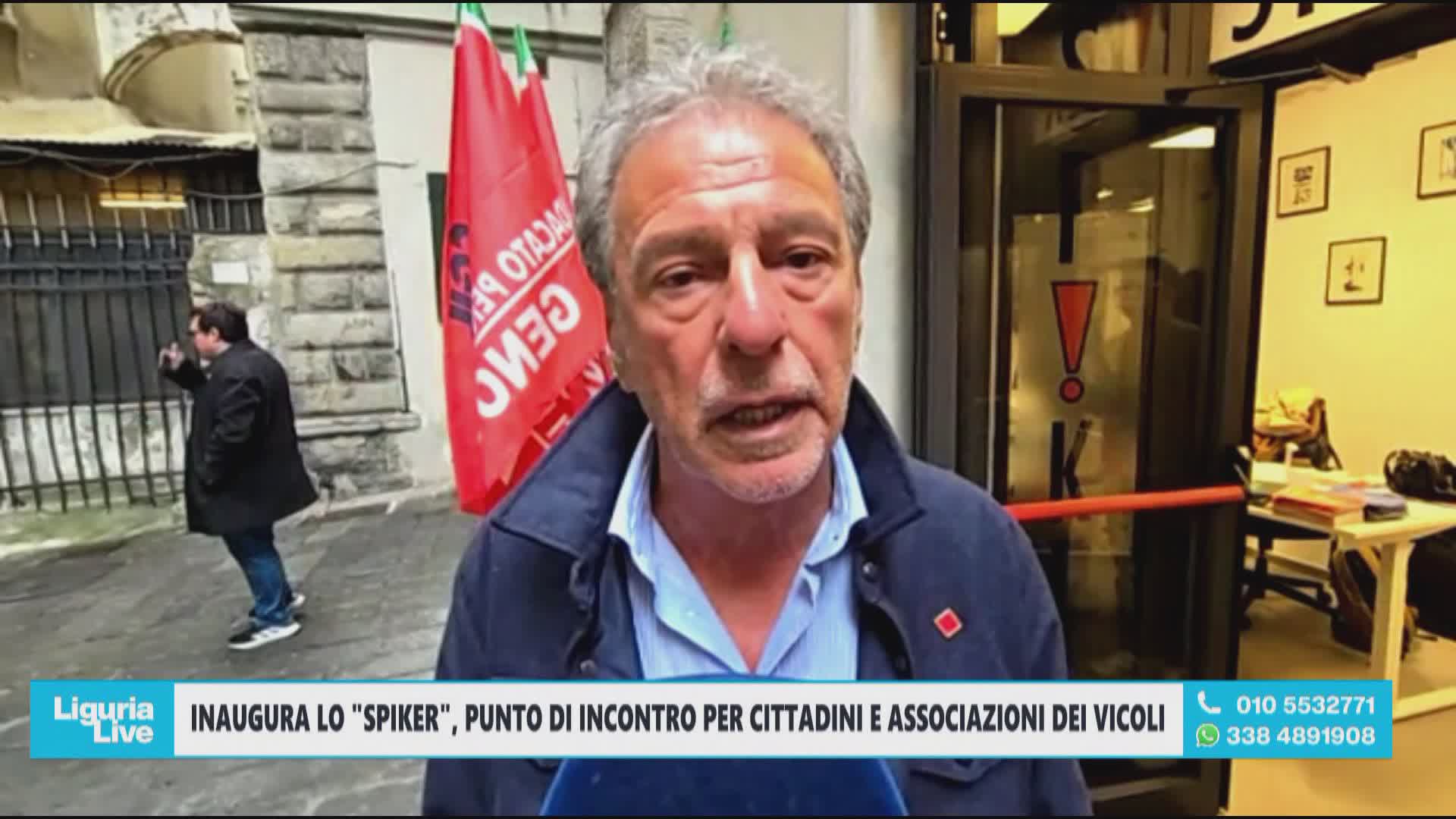 Genova, apre lo Spiker, punto di incontro e di servizi nel centro storico
