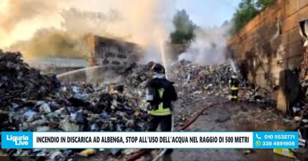Incendio ad Albenga, sindaco Tomatis: “Nessun ferito, ordinanza per tutelare la salute”