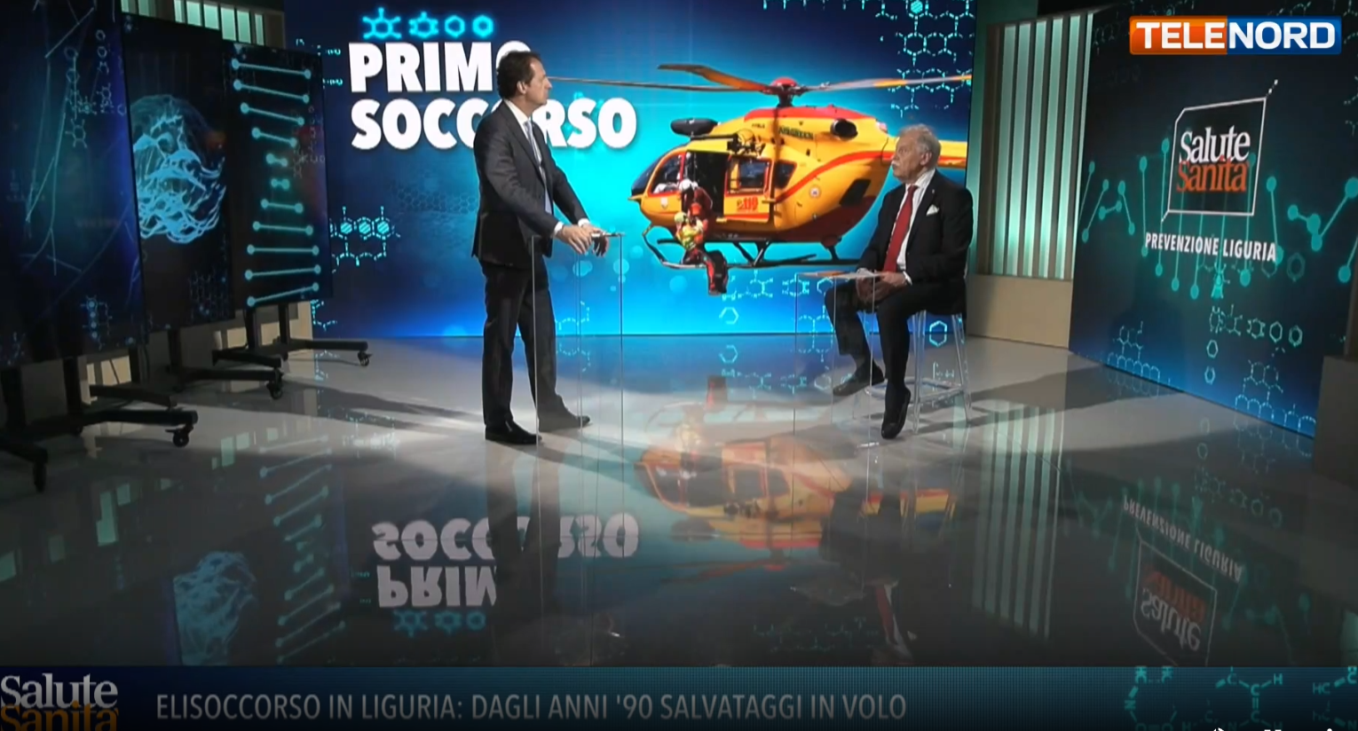 Elisoccorso in Liguria: dagli anni '90 salvataggi in volo