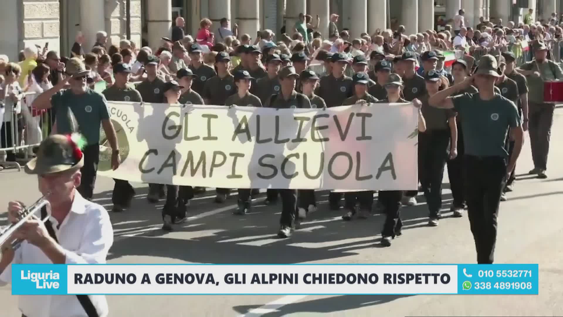 Genova, raduno nazionale, Martinelli (ANA): "Gli Alpini meritano rispetto, sono parte lodevole della storia d'Italia"