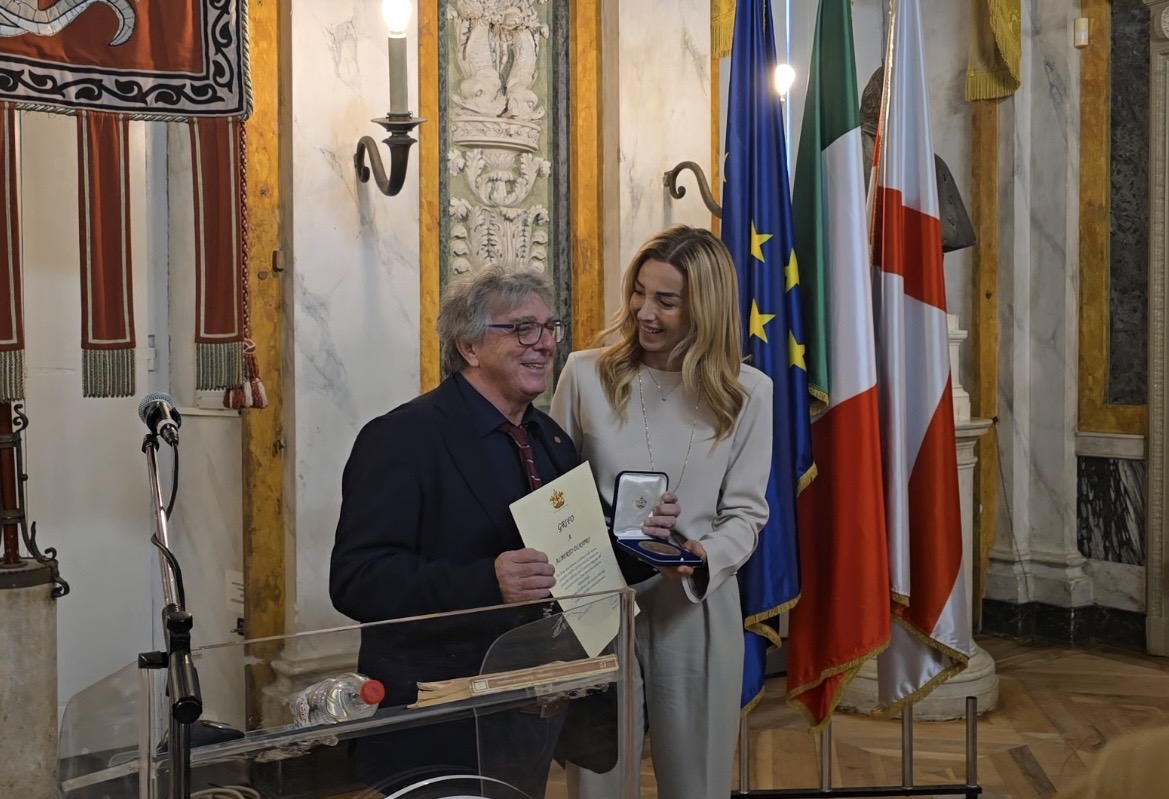 Genova premia Diaspro con il Grifo d’Oro: scienza, giovani e futuro della ricerca