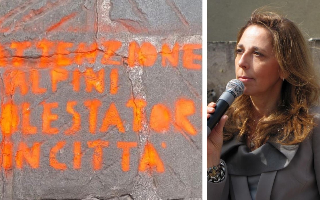 Rauti: “Vergognose le scritte contro gli Alpini a Genova”