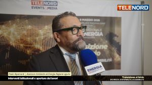 3° Forum Energia, assessore Ripamonti: “La Liguria è già al 60% degli obiettivi 2026 sulla transizione”