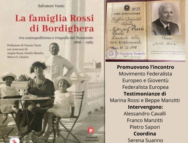 Genova ricorda Paolo Rossi, padre costituente ed europeista: incontro alla Biblioteca Universitaria