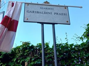 Pra’ ricorda i suoi garibaldini: inaugurati i giardini di via delle Sorgenti Sulfuree