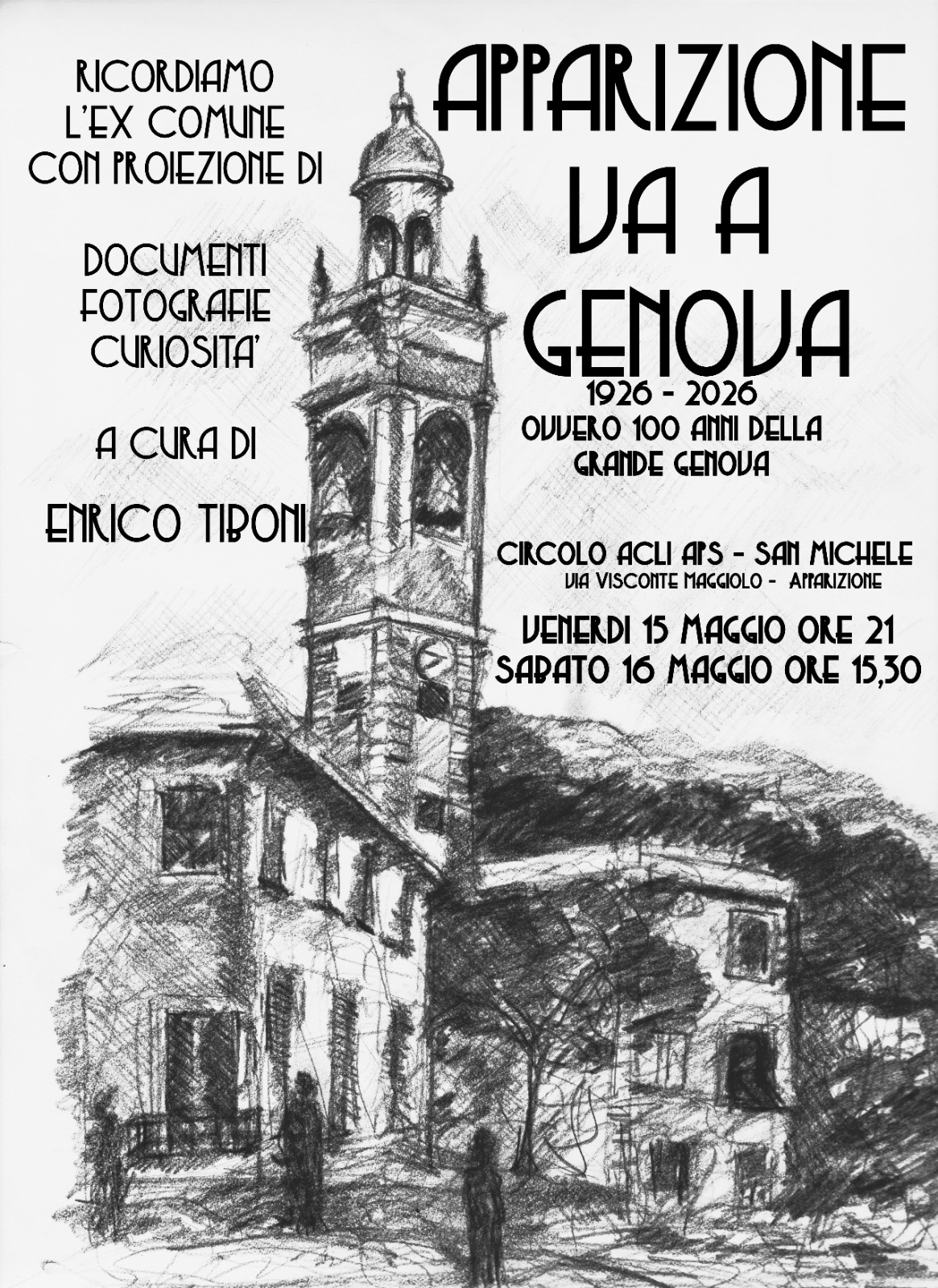 Apparizione va a Genova 1926–2026: cento anni dall’annessione alla Grande Genova in un docufilm