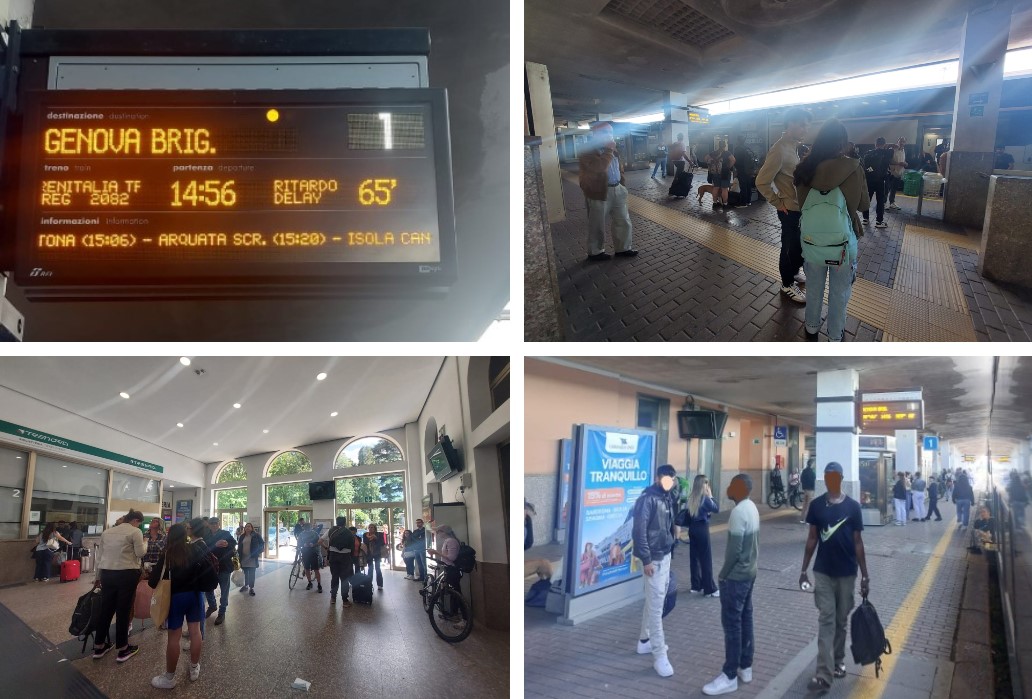 Caos ferrovie: allarme sulla linea Genova-Milano, valigetta sospetta vicino ai binari, traffico ferroviario paralizzato per ore ad Arquata