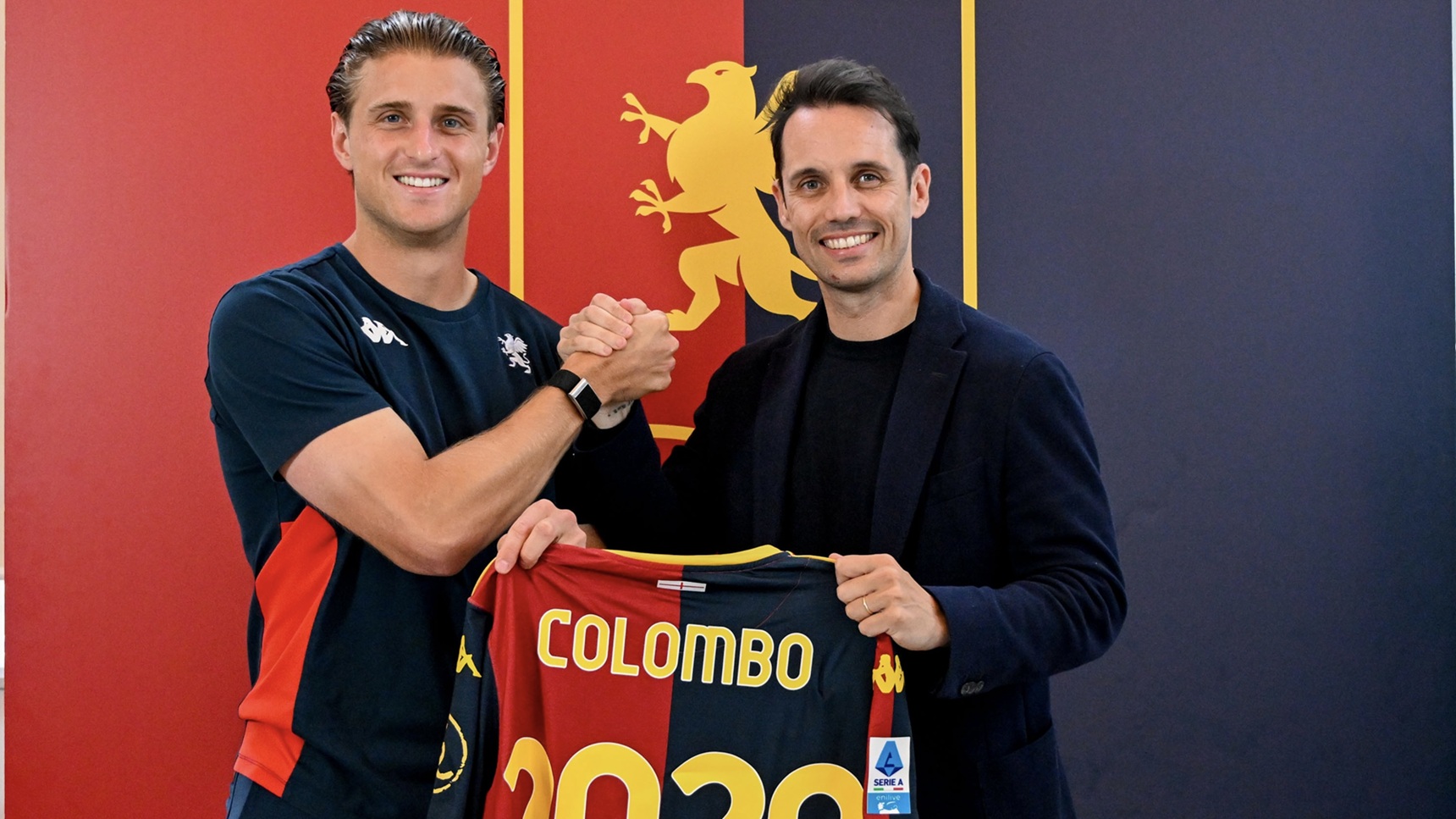 Lorenzo Colombo al Genoa sino al 2029: "Sono felice, ci tenevo a legarmi a un club"