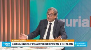 Economia ligure, studio UniGe-CCIAA, prof. Quagli a Telenord: "Imprese solide e in crescita nonostante crisi e incertezze"