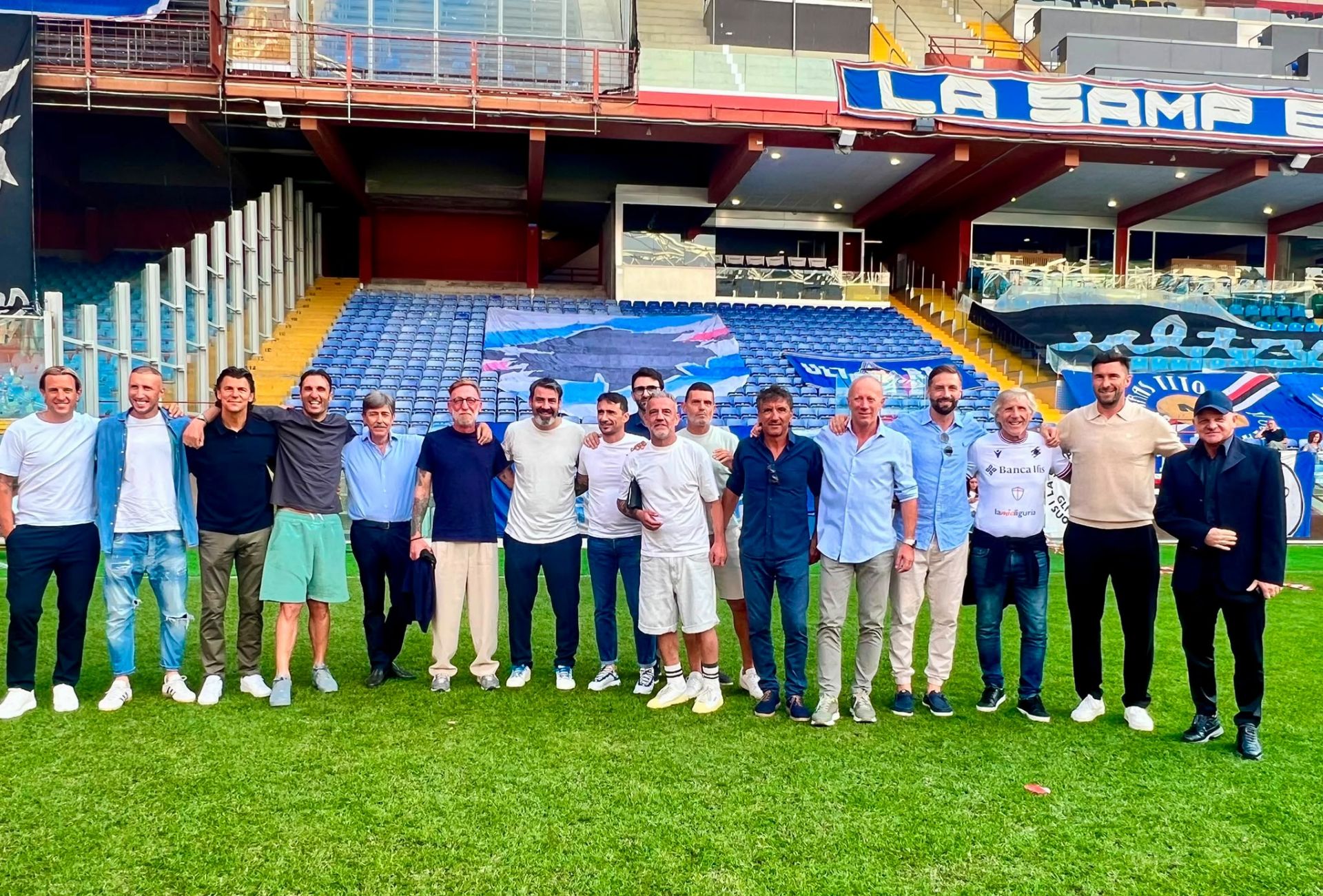 Sampdoria, anche Beppe Iachini alla festa degli Ultras con tanti ex