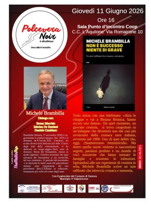 "Non è successo niente di grave", il direttore del SecoloXIX a Polcevera Noir con il suo primo romanzo