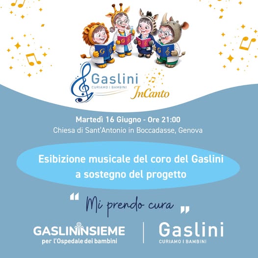 Genova, martedì la presentazione di Gaslini InCanto, il coro dell'Istituto Gaslini