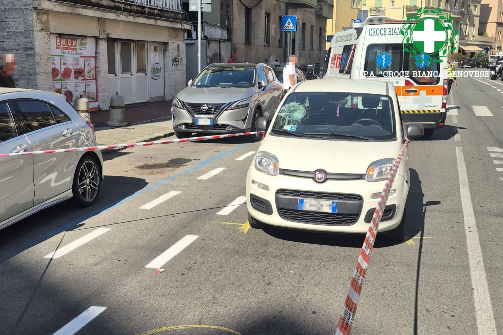 Genova è morto l'uomo di 93 anni investito sulle strisce pedonali in via Amendola ad Albaro 