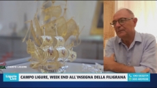 Campoligure, torna la Mostra Internazionale della Filigrana, sindaco Oliveri a Telenord: "Inizia nuova avventura"