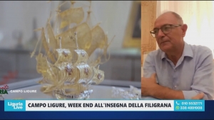 Campoligure, torna la Mostra Internazionale della Filigrana, sindaco Oliveri a Telenord: "Inizia nuova avventura"