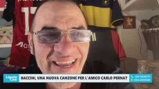 Baccini presenta a Telenord la canzone per Carlo Pernat: "Un carissimo amico e un simbolo di libertà, fantasia e voglia di vivere"