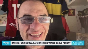 Baccini presenta a Telenord la canzone per Carlo Pernat: "Un carissimo amico e un simbolo di libertà, fantasia e voglia di vivere"