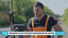 Emergenza caldo nei cantieri, Filca Cisl Liguria chiede interventi immediati, Tafaria a Telenord: "La sicurezza dei lavoratori prima di tutto"
