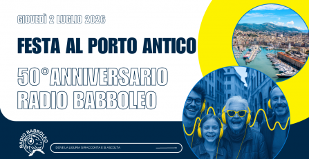 Genova, festa al Porto Antico per i 50 anni di Radio Babboleo