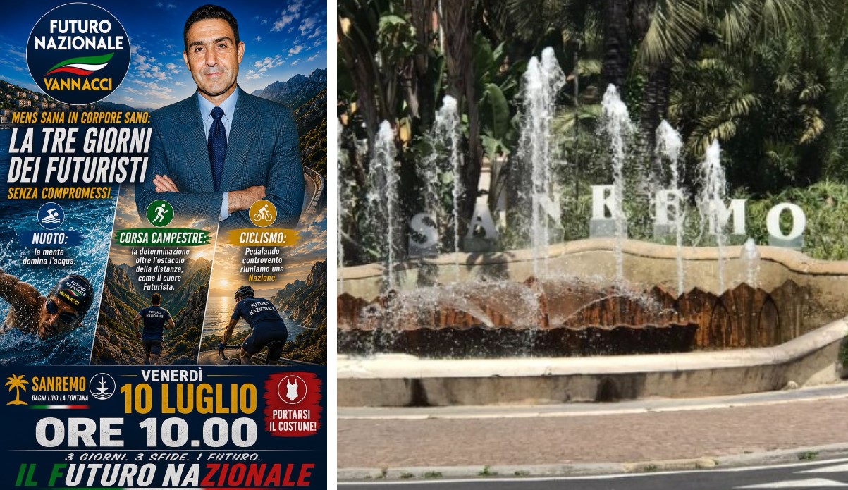 Sanremo, Vannacci lancia la "Tre giorni dei futuristi”: sport, politica e polemiche sui social
