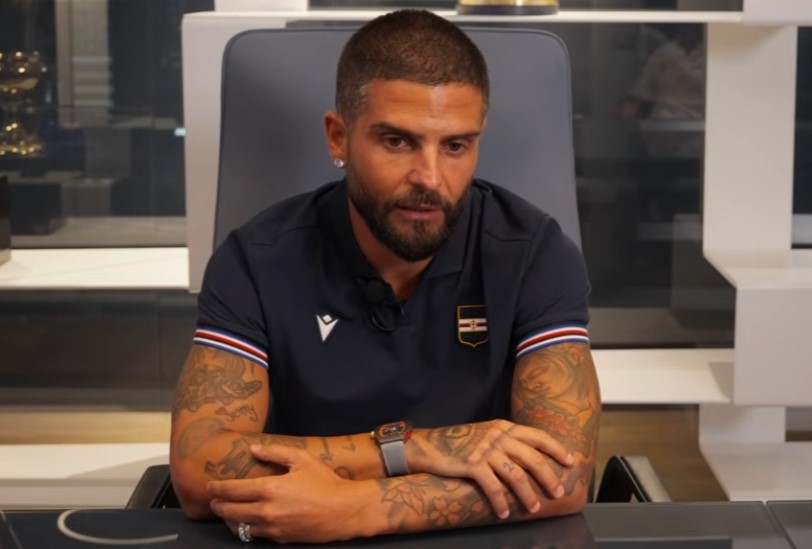 Sampdoria: Insigne si presenta con il Tiraggiro, la specialità della casa