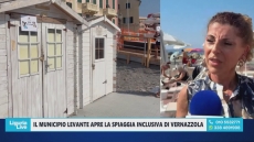 Vernazzola, nasce la spiaggia inclusiva del Municipio Levante: mare accessibile per tutti