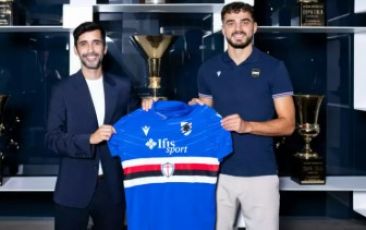 Sampdoria, ufficiale Sinani: "Entusiasta di arrivare in un club di grande tradizione". Mutarelli vice di Corradi, Lombardo collaboratore tecnico