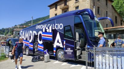 Sampdoria, parte il ritiro precampionato: squadra e staff arrivati a Ponte di Legno. Arriva anche Fredberg