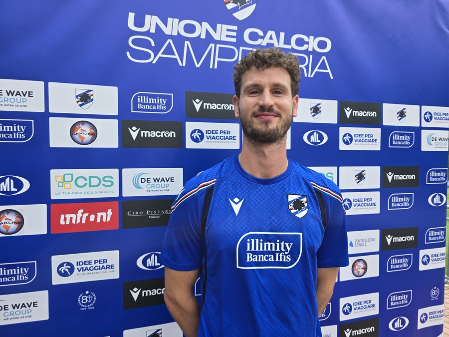 Sampdoria, Abildgaard a Telenord: "Non giocheremo solo per salvarci. Il mio ruolo? Decide il mister"