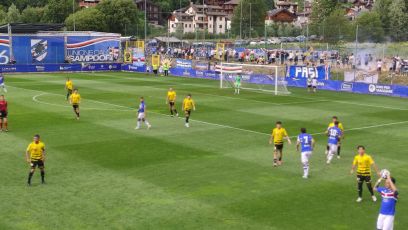 Sampdoria-Taverne 2-0, decide la doppietta di Tutino. Gli highlights dell'amichevole trasmessa da Telenord
