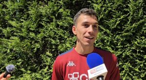 Genoa, Masini: “Devo migliorare in fase di costruzione e nel tiro in porta. Spero di fare la storia con questa maglia”