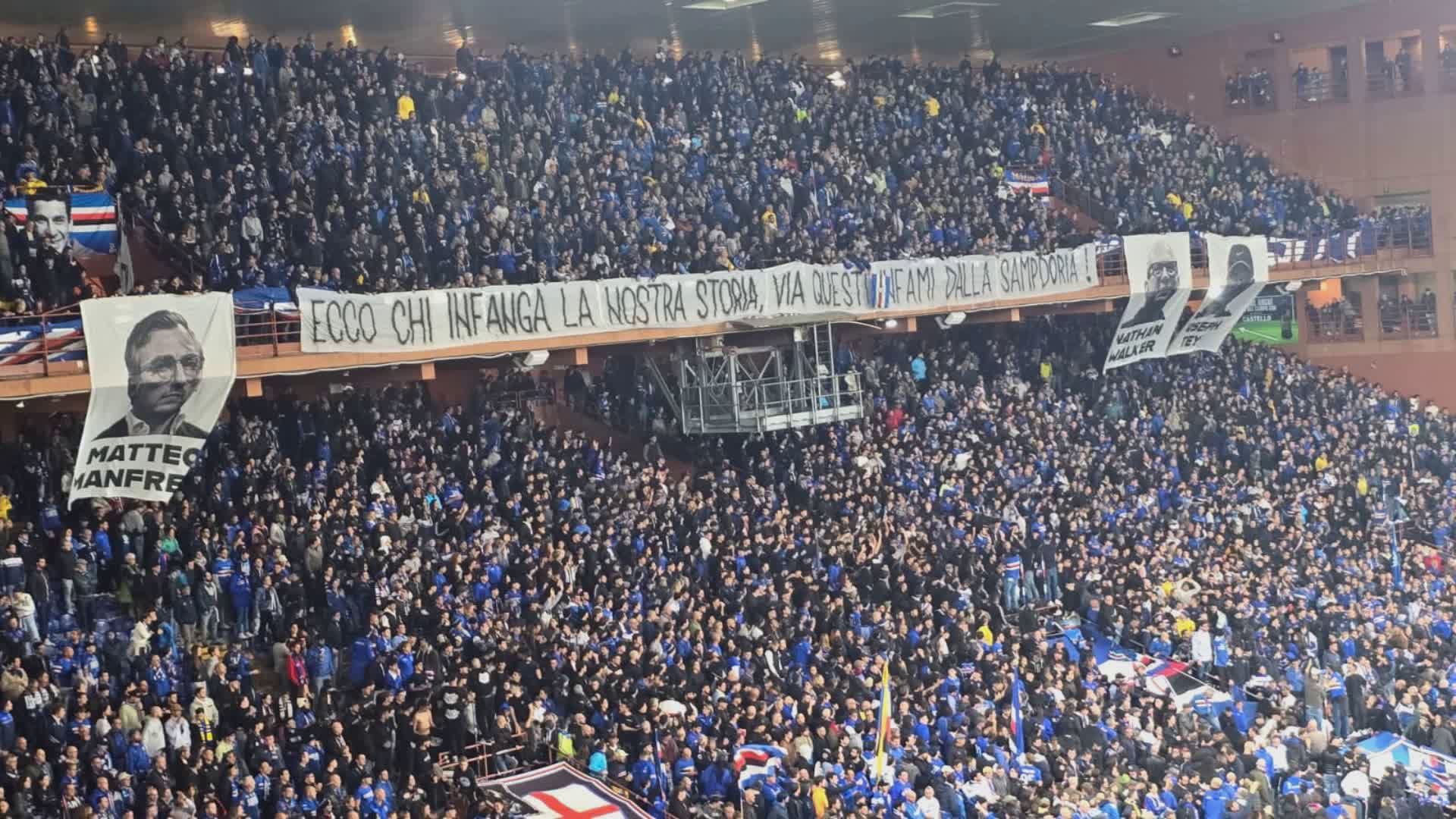 Sampdoria, indagati 45 ultrà per il tentato assalto alla tribuna d'onore e a Matteo Manfredi