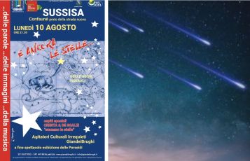Sussisa: “…e ancora le stelle”: voci e suoni siderali tra poesia, musica e Perseidi