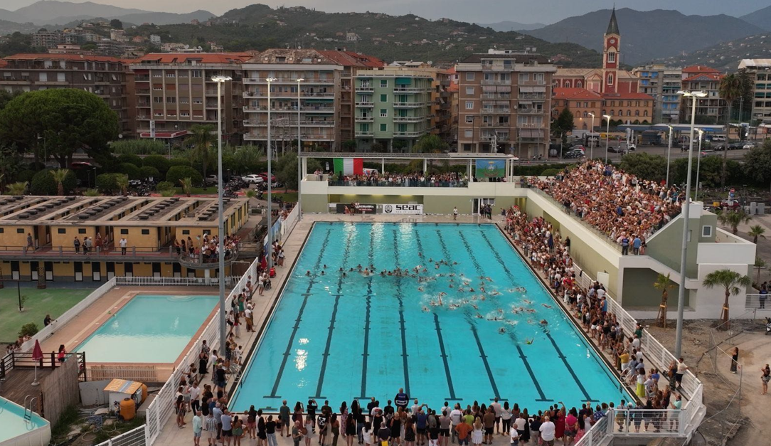 Chiavari ritrova la piscina olimpionica: inaugurato il nuovo impianto dedicato a Marco Di Capua
