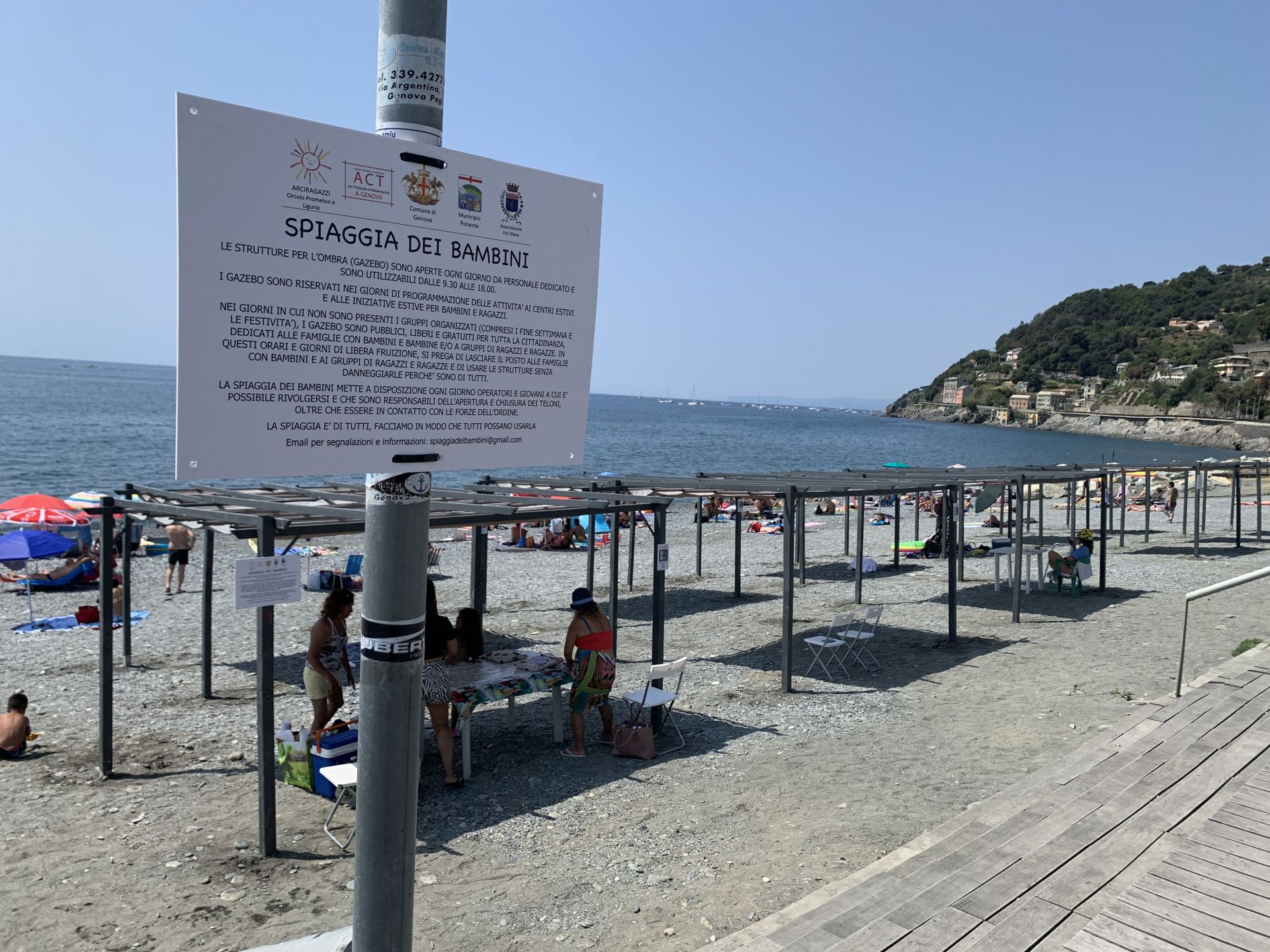 Voltri, la “Spiaggia dei Bambini” si rafforza: Comune e Terzo settore insieme per un progetto sempre più inclusivo