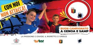 "Con noi non attacca": Genoa e Sampdoria unite nel segno del rispetto ambientale
