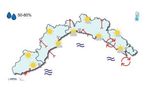 Maltempo Liguria, Arpal anticipa chiusura allerta gialla sul Levante ligure