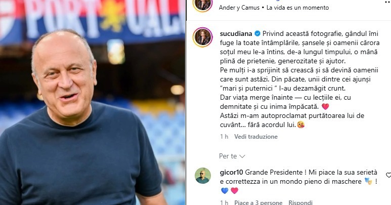 Genoa, la moglie di Sucu sui social: "Mio marito deluso da chi ha aiutato, mi autoproclamo sua portavoce"