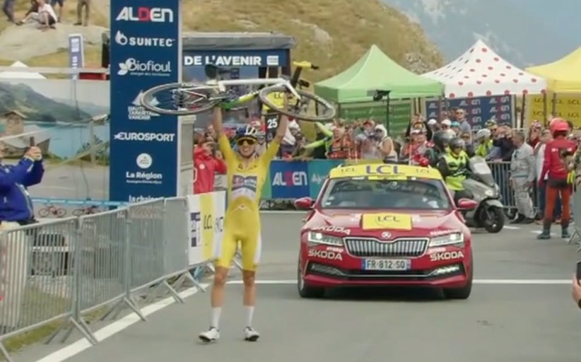 Ciclismo, marcia trionfale per Finn, dopo il Giro NextGen vince il Tour Avenir: doppietta giallorosa a 53 anni da Baronchelli