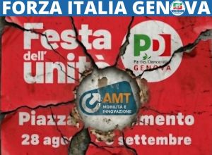 Trasporto pubblico, Mascia (FI): "A Genova Amt fa la festa all'unità del Pd"