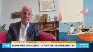 Imperia Sailing Week, Scajola a Telenord: "Dieci giorni di eventi". Poi annuncia: "40 milioni per riqualificare la rete idrica"