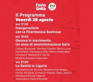 Genova, Festa dell'Unità al via in piazza Caricamento: dieci giorni di politica, cultura e comunità
