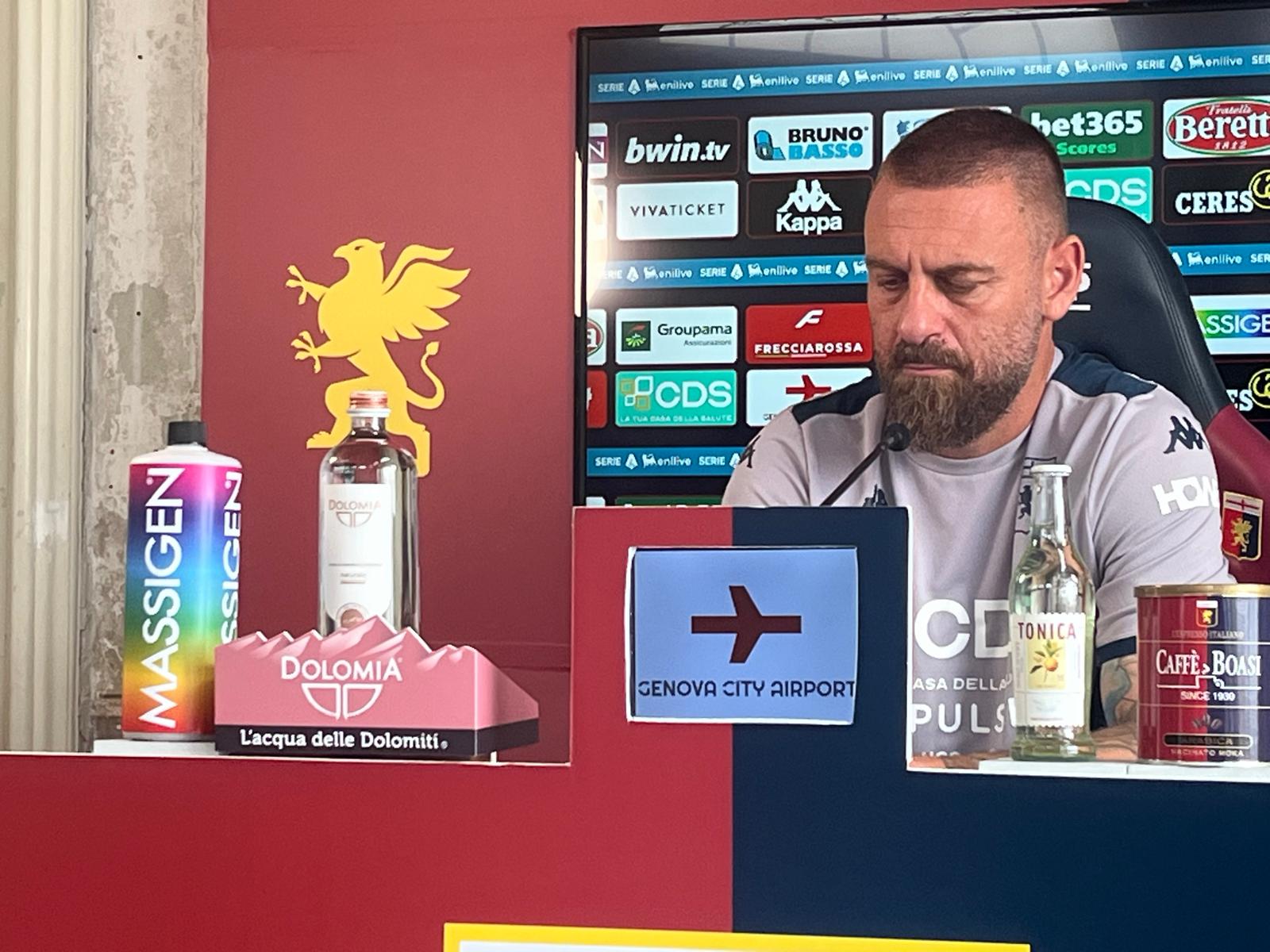 Genoa, De Rossi sfida Gattuso: "Lazio forte, siamo arrabbiati ma dobbiamo migliorare" 