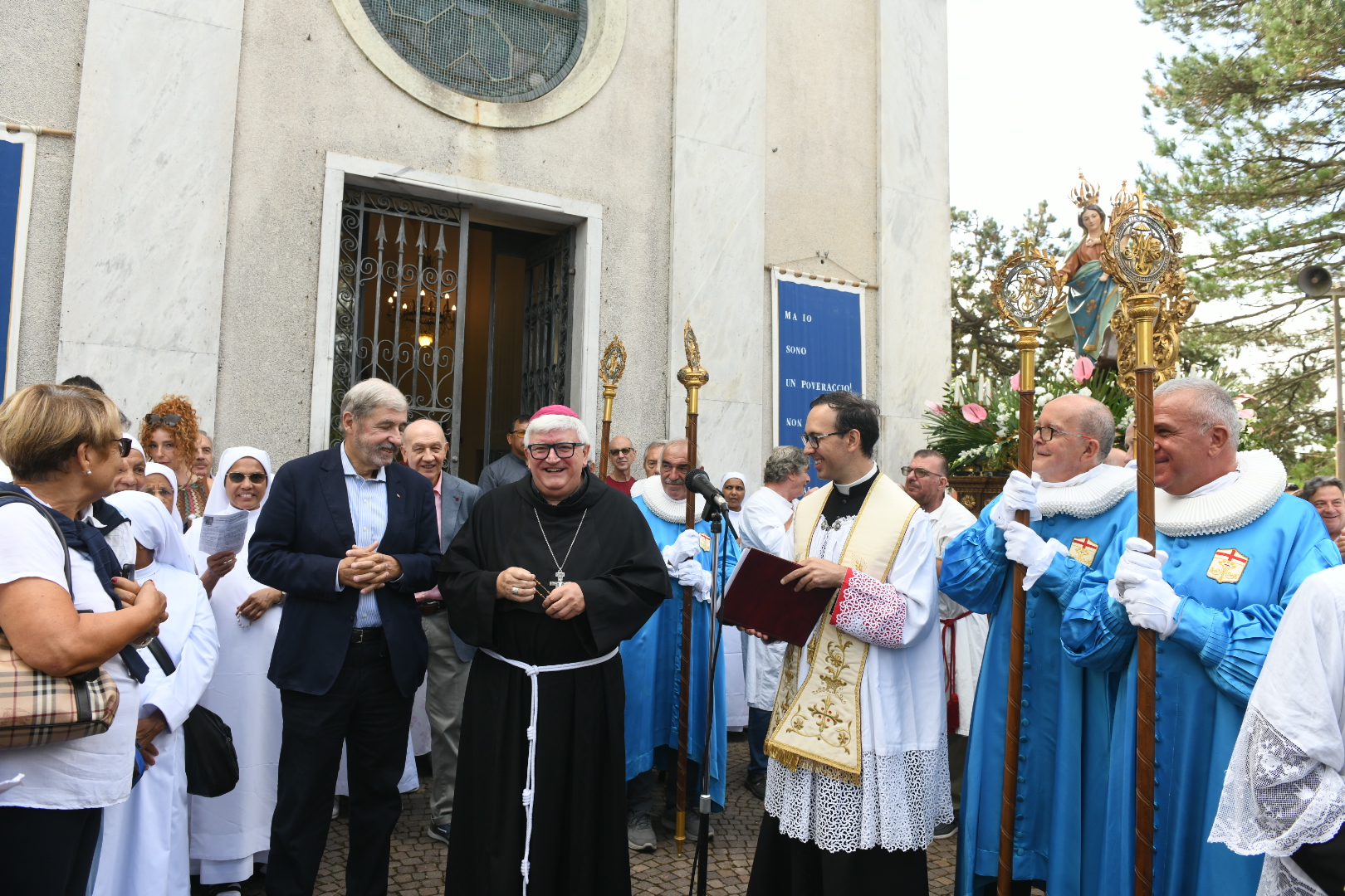 Presidente Bucci al Santuario della Guardia per la Memoria dell'Apparizione: "Celebrazione che unisce le comunità dell'entroterra"