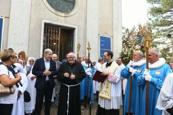 Presidente Bucci al Santuario della Guardia per la Memoria dell'Apparizione: "Celebrazione che unisce le comunità dell'entroterra"