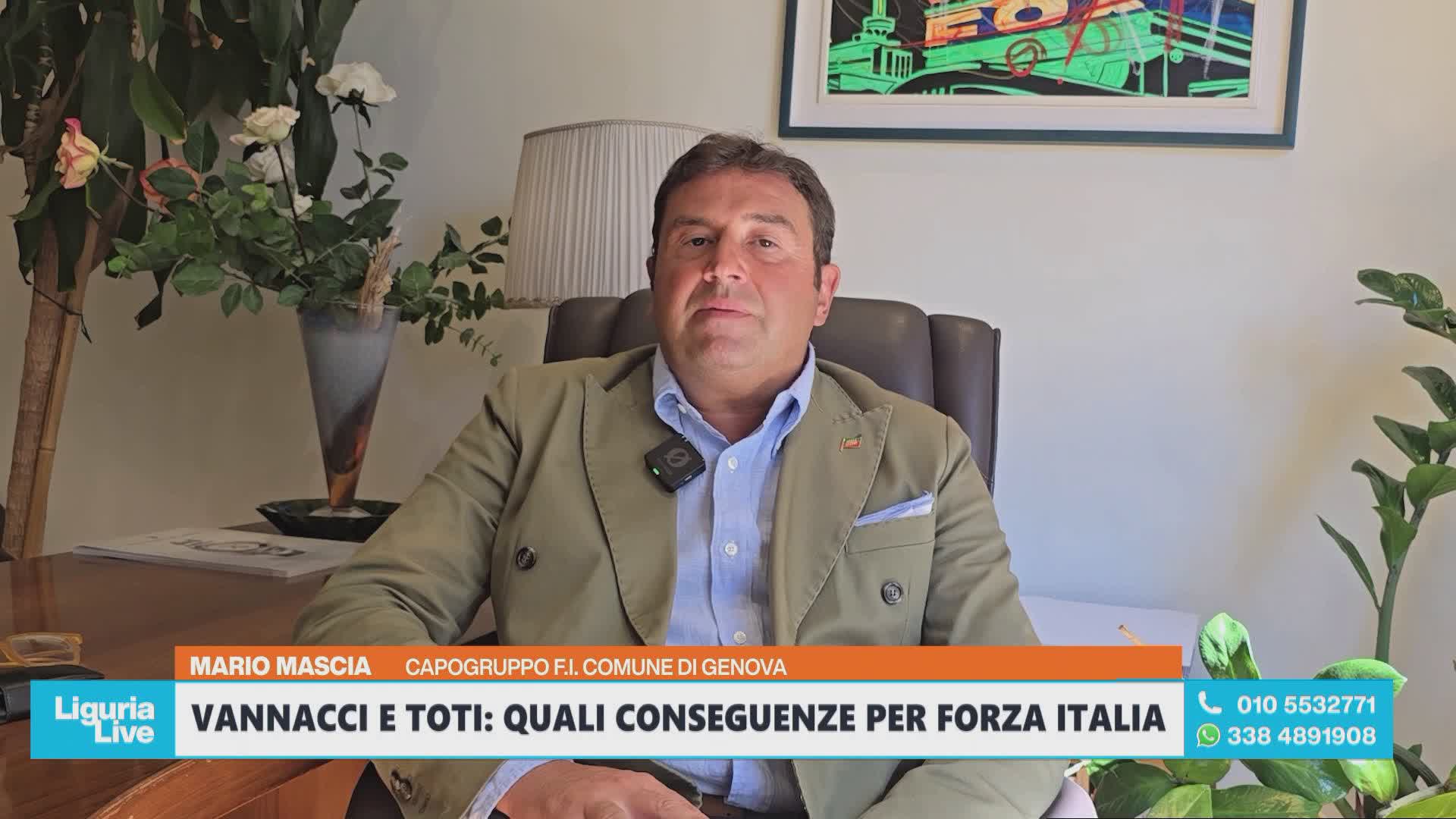 Mascia a Telenord: "Toti? Conferma della solitudine dei numeri primi, e irriconoscenza dei numeri secondi e terzi..."