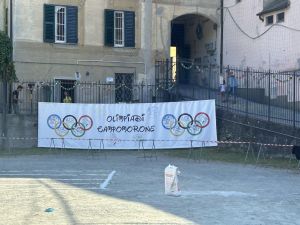 Campomorone: al via le Olimpiadi, c'è l'Alfiere della Repubblica Diego Barbieri 