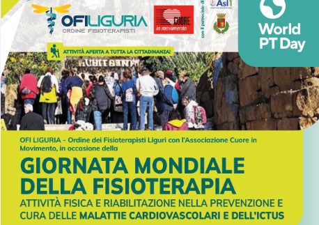 Fisioterapia e prevenzione cardiovascolare: OFI Liguria porta la salute “in cammino” dal 6 al 9 settembre