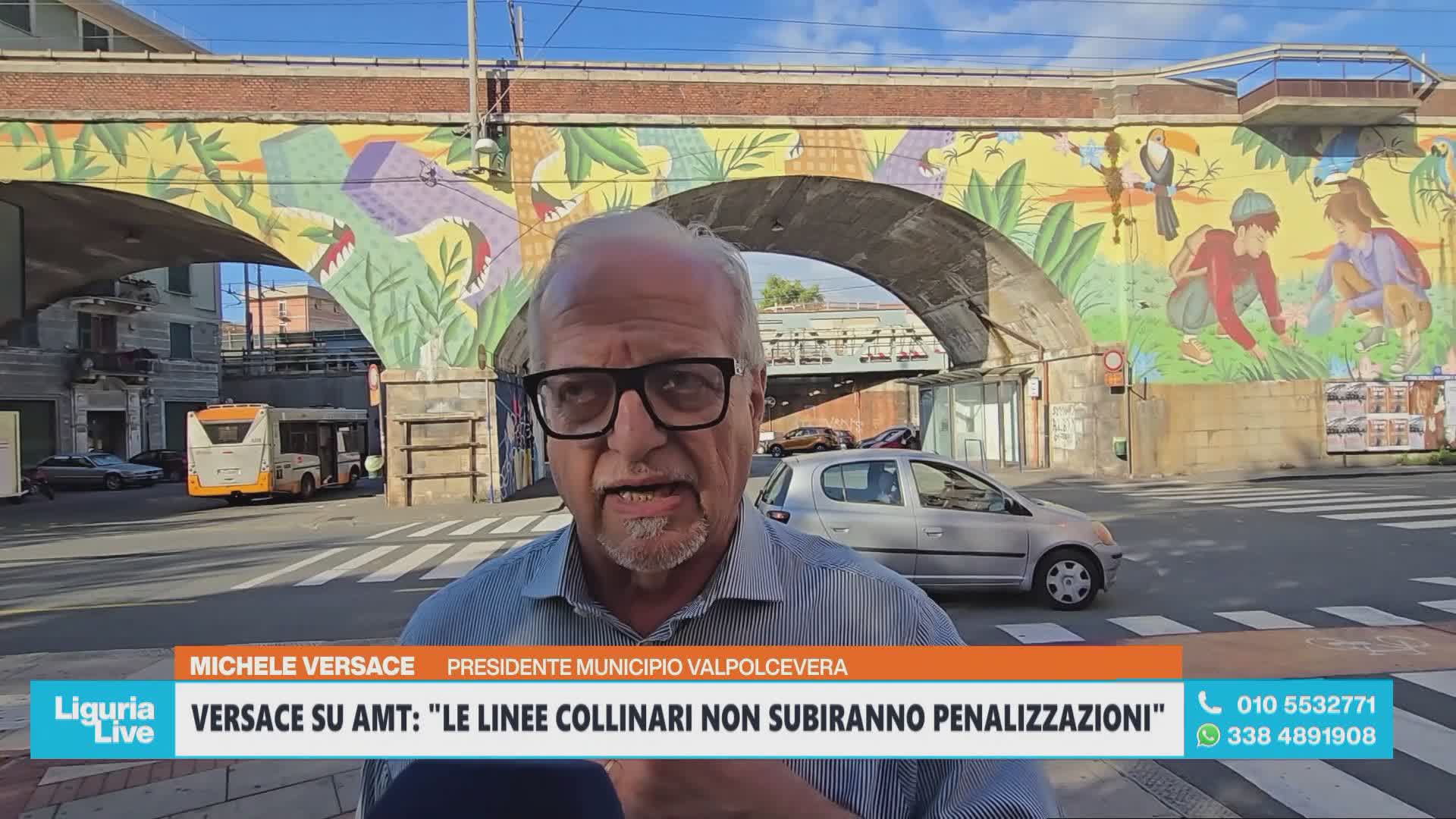 Versace su Amt: "Le linee collinari non subiranno penalizzazioni"