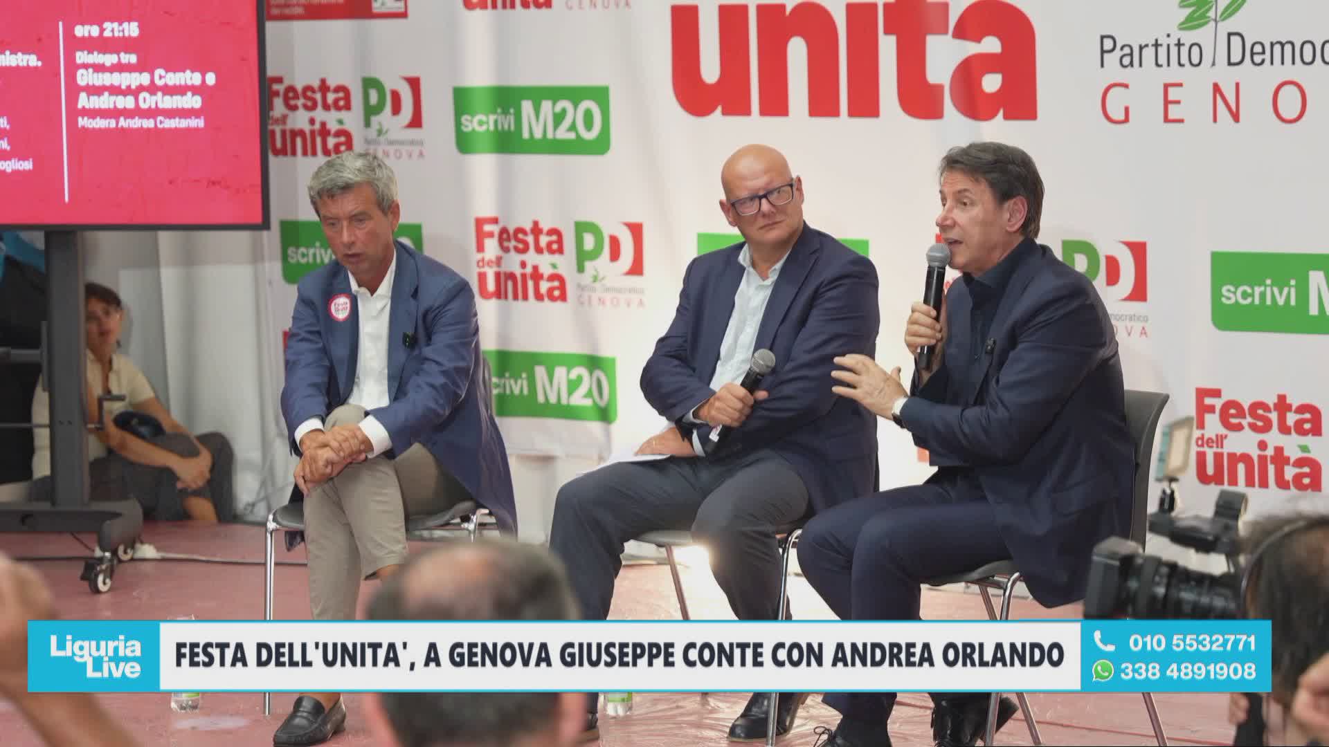 Incontro Orlando-Conte a Genova, il leader M5S sulle primarie: "Le primaria vanno fatte e non saranno divisive"